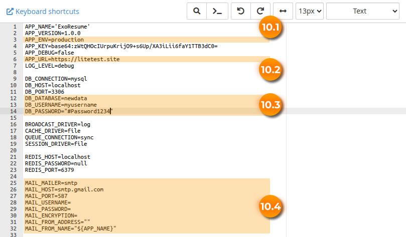 VPS Environmental Variables
